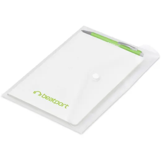 Altitude Nixon Notebook & Pen Set Lime Main